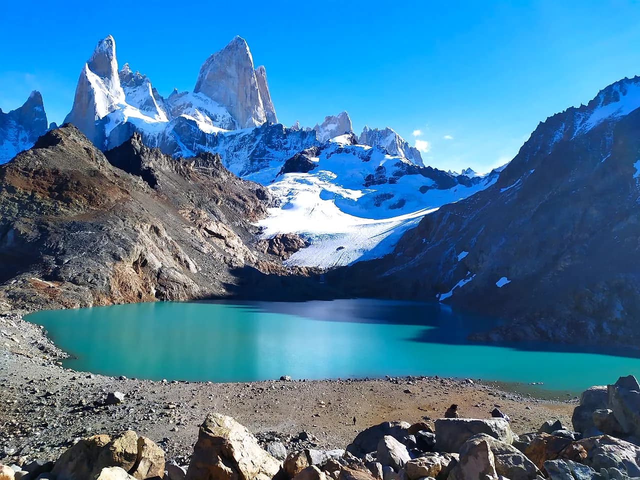 Laguna de los Tres y el Cerro Fitz Roy